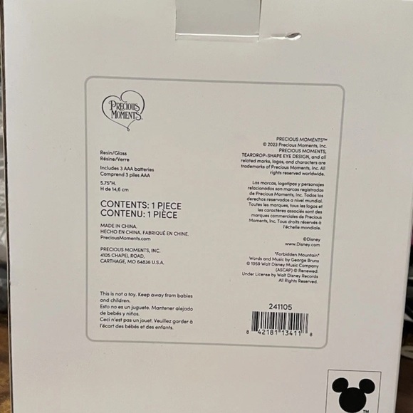 Precious Moments x Disney Sleeping Beauty Musical Snow Globe - Picture 3 of 3